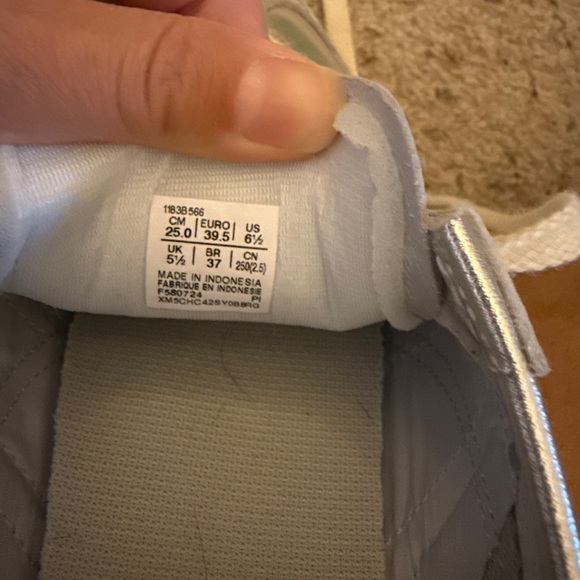 Onitsuka Tiger by Asics Silver Sneakers - Picture 6 of 6